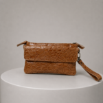 Genuine Leather Handbag Luxurious & Versatile for Men and Women Daily Travel Vintage MultiBan Clutch Wristlet Premium Cowhide Organizer Bag