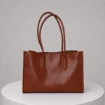 Women's Leather Tote Bag Timeless Elegance for Professional Women Office Work College Minimalist Style Large Capacity Handbag