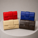 Genuine Leather Wallet Elegant & Practical for Modern Women Daily Use Minimalist Long Purse Card Holder Clutch Wallet
